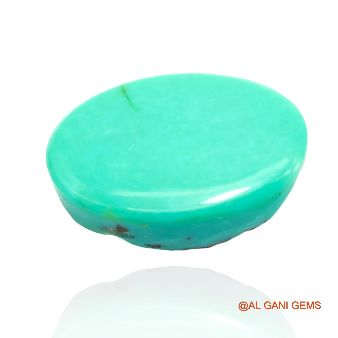 18.00 Cts Natural Arizona Turquoise Loose Gemstone Oval Cabochon 22x15x7 mm T-18