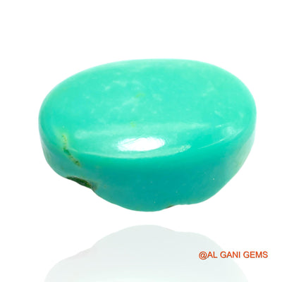 13.00 Cts Unheated Arizona Turquoise Loose Gemstone Oval Cabochon Natural 17x12x7 mm T-194