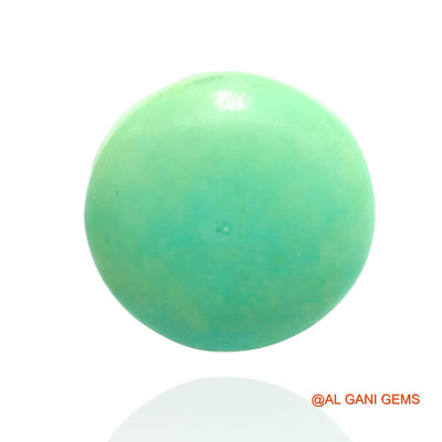 Natural Untreated Turquoise Loose Gemstone Round Cabochon From Arizona 14.00 Cts 16x16x8 mm T-200