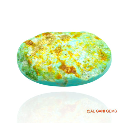 Natural Untreated Turquoise Loose Gemstone Oval Cabochon From Arizona 24.00 Cts 29x20x5 mm T-207