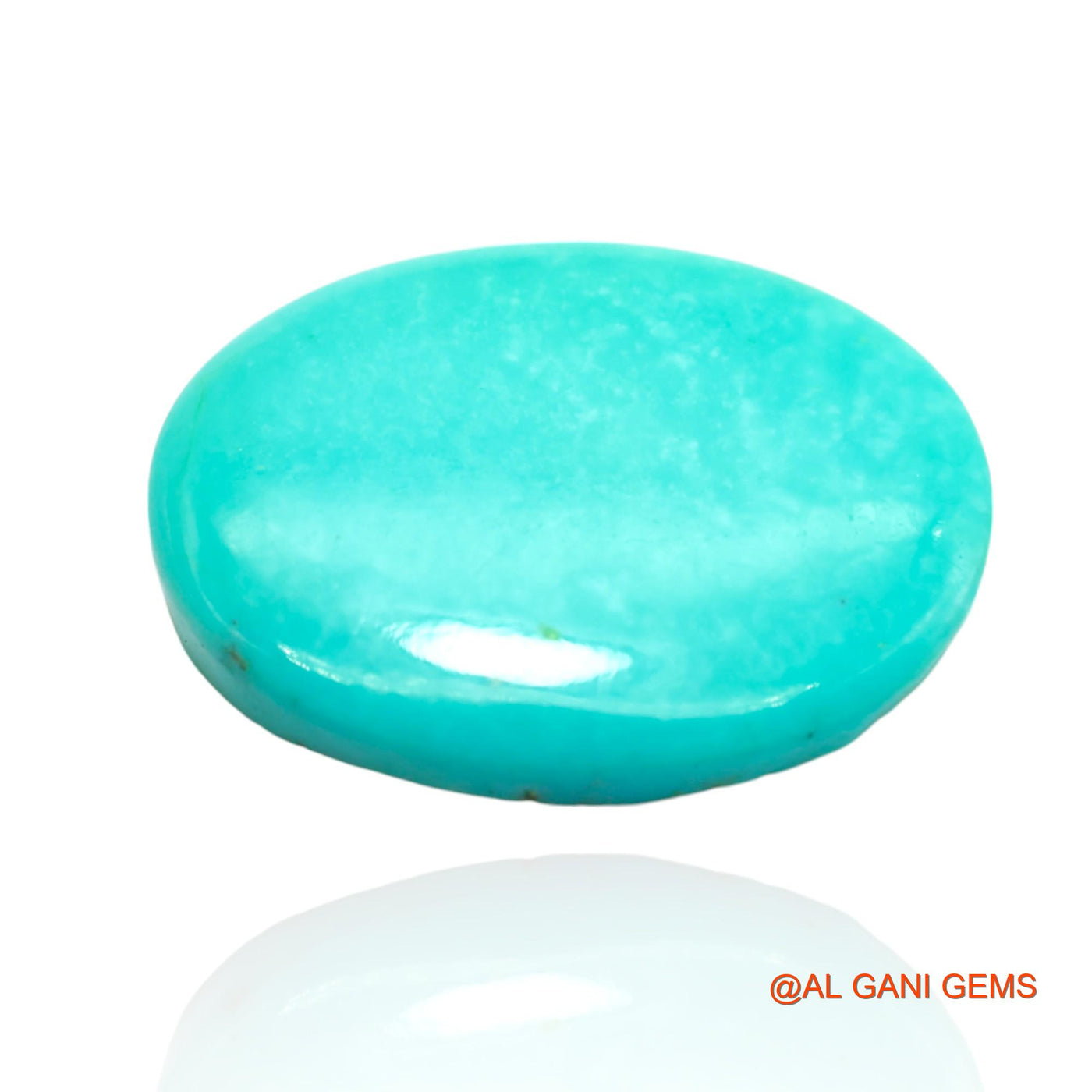21.00 Cts Natural Arizona Turquoise Oval Cabochon Loose Gemstone For Jewelry 26x19x5 mm T-215