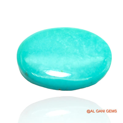 21.00 Cts Natural Arizona Turquoise Oval Cabochon Loose Gemstone For Jewelry 26x19x5 mm T-215