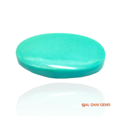 Natural Untreated Turquoise Loose Gemstone Oval Cabochon From Arizona 19.00 Cts 27x14x6 mm T-224