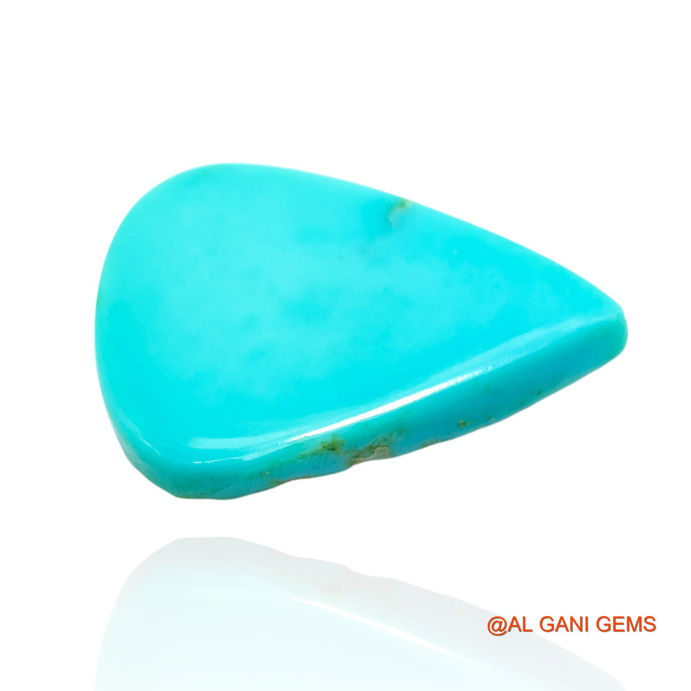 18.00 Cts Natural Arizona Turquoise Loose Gemstone Pear Cabochon 24x17x6 mm T-231