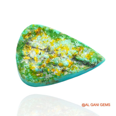 18.00 Cts Natural Arizona Turquoise Loose Gemstone Pear Cabochon 24x17x6 mm T-231