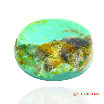 Natural Untreated Turquoise Loose Gemstone Oval Cabochon From Arizona 29.00 Cts 21x17x10 mm T-232