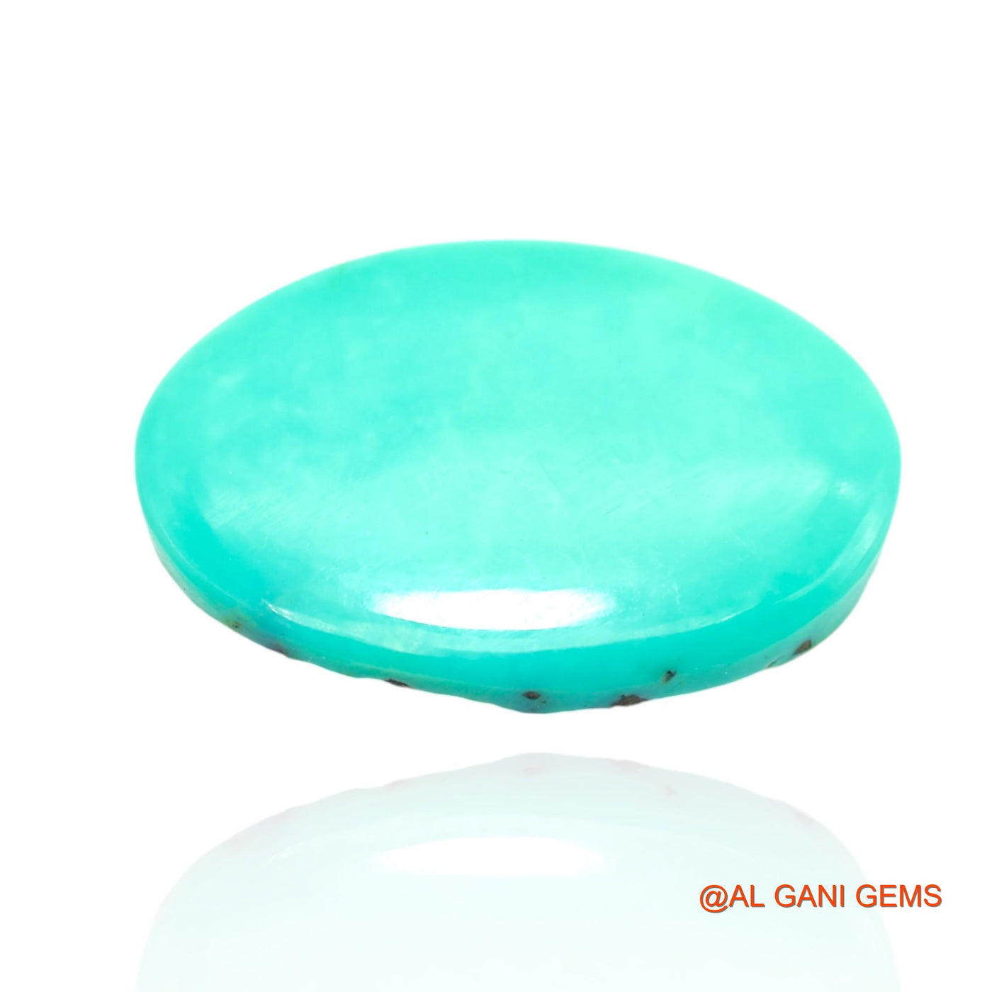 17.00 Cts Natural Arizona Turquoise Loose Gemstone Oval Cabochon 24x16x5 mm T-241