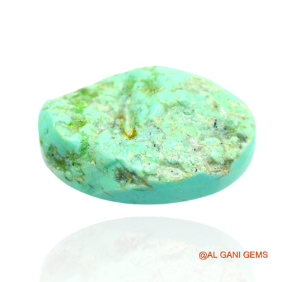 17.00 Cts Natural Arizona Turquoise Loose Gemstone Oval Cabochon 23x14x6 mm T-246