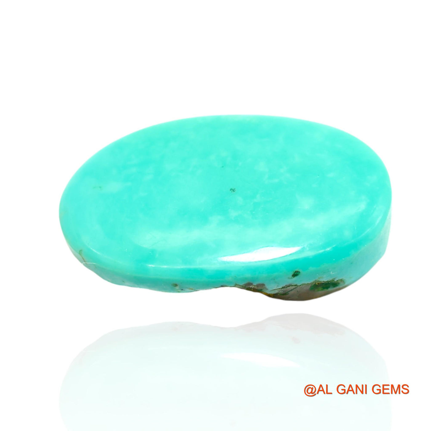 18.00 Cts Natural Arizona Turquoise Loose Gemstone Oval Cabochon 23x13x6 mm T-247