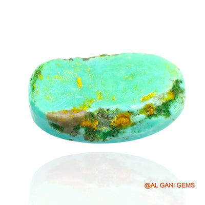 18.00 Cts Natural Arizona Turquoise Loose Gemstone Oval Cabochon 23x13x6 mm T-247