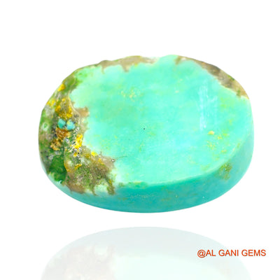 Natural Untreated Turquoise Loose Gemstone Oval Cabochon From Arizona 21.00 Cts 21x15x6 mm T-249