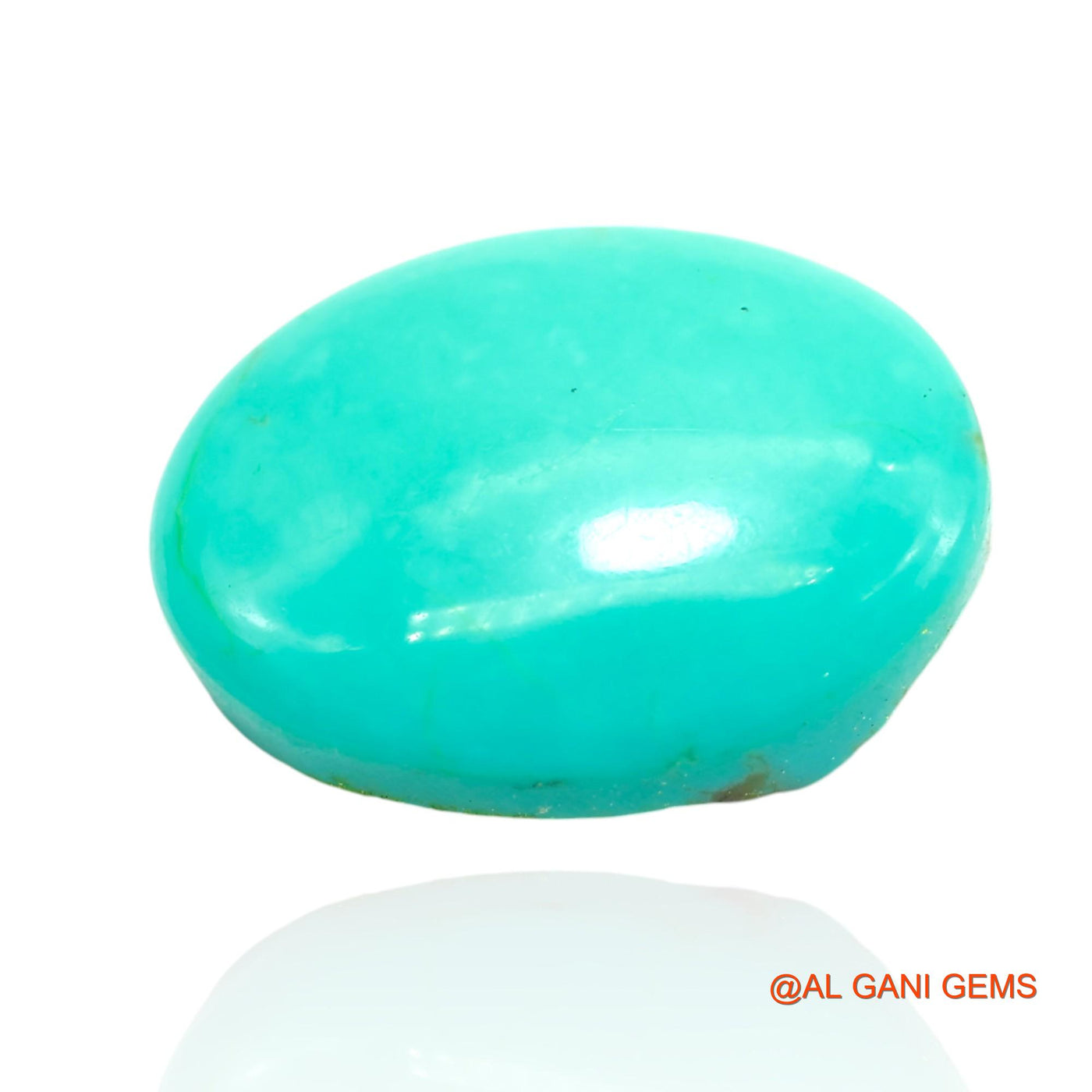 16.00 Cts Natural Arizona Turquoise Loose Gemstone Oval Cabochon 21x15x6 mm T-257