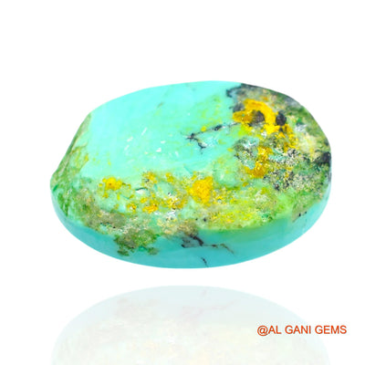 15.00 Cts Natural Arizona Turquoise Loose Gemstone Oval Cabochon 21x15x6 mm T-25
