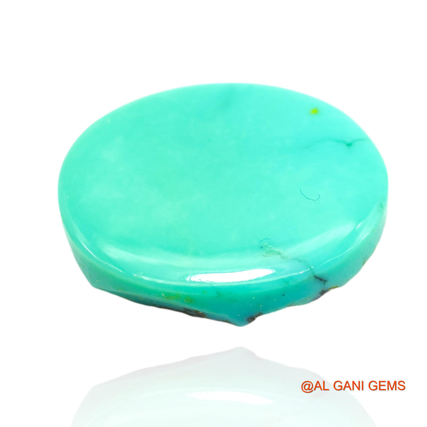 15.00 Cts Natural Arizona Turquoise Loose Gemstone Oval Cabochon 20x16x6 mm T-262
