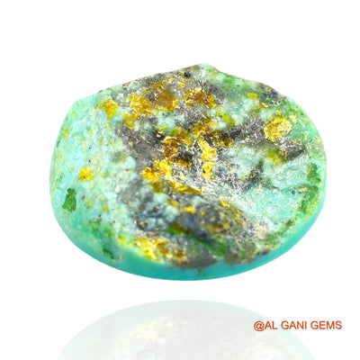 15.00 Cts Natural Arizona Turquoise Loose Gemstone Oval Cabochon 20x16x6 mm T-262
