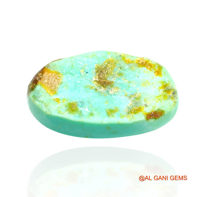 14.00 Cts Natural Arizona Turquoise Loose Gemstone Oval Cabochon 22x13x5 mm T-263