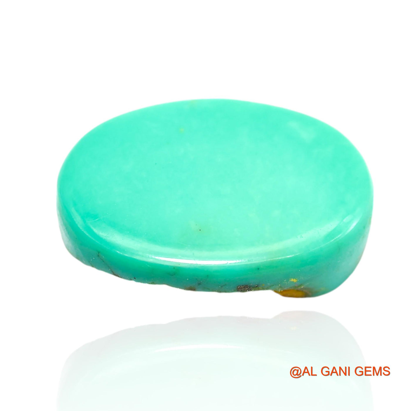 18.00 Cts Natural Arizona Turquoise Loose Gemstone Oval Cabochon 21x14x6 mm T-264