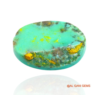 18.00 Cts Natural Arizona Turquoise Loose Gemstone Oval Cabochon 21x14x6 mm T-264