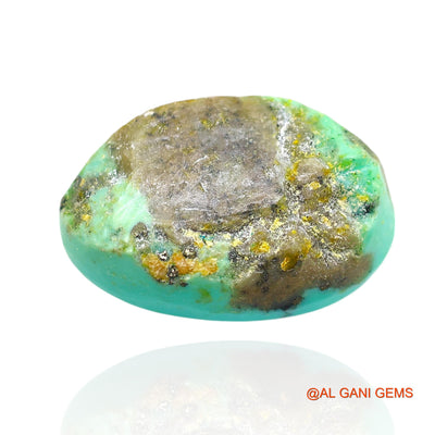 Natural Untreated Turquoise Loose Gemstone Oval Cabochon From Arizona 19.00 Cts 21x13x8 mm T-266