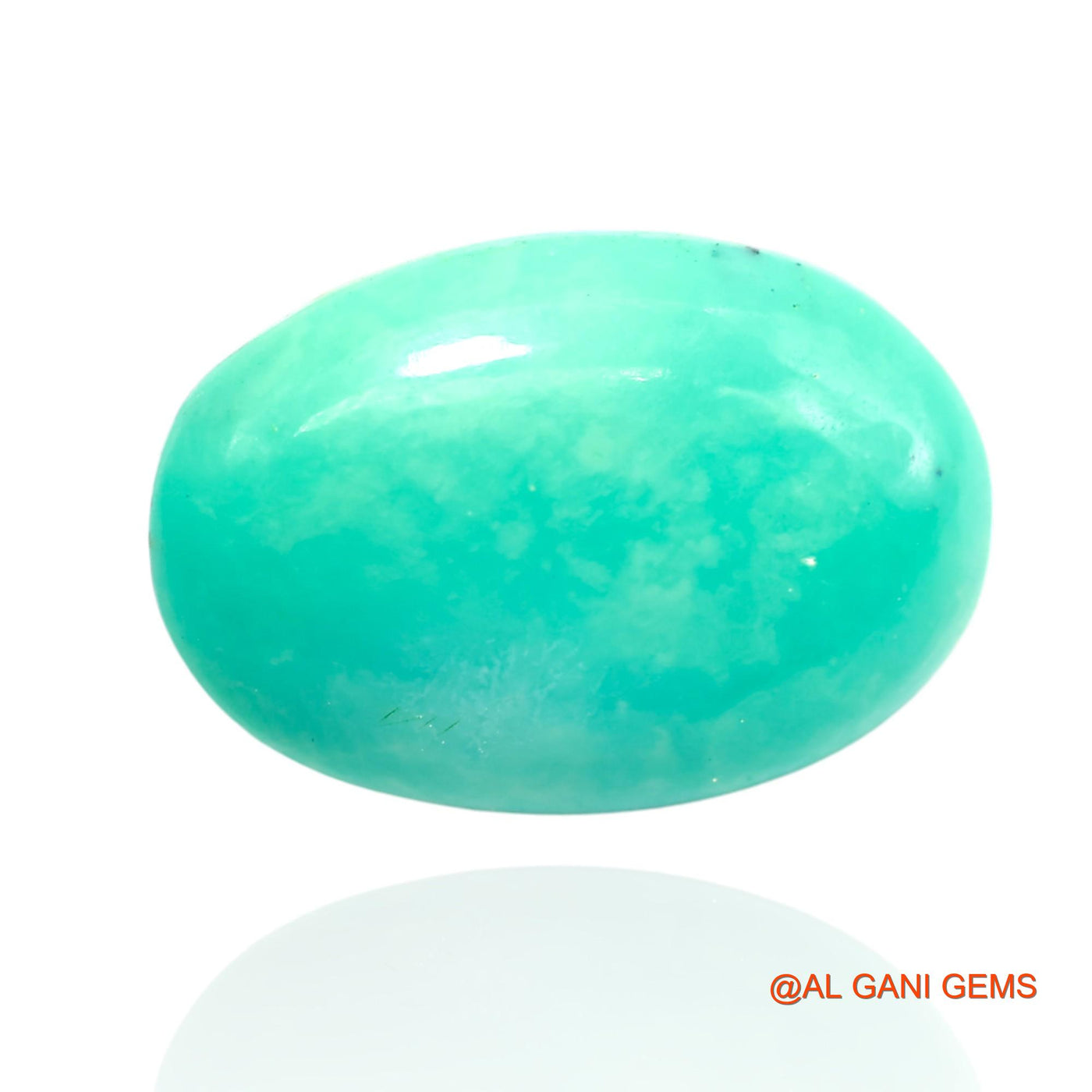 16.00 Cts Natural Arizona Turquoise Loose Gemstone Oval Cabochon 20x14x7 mm T-268