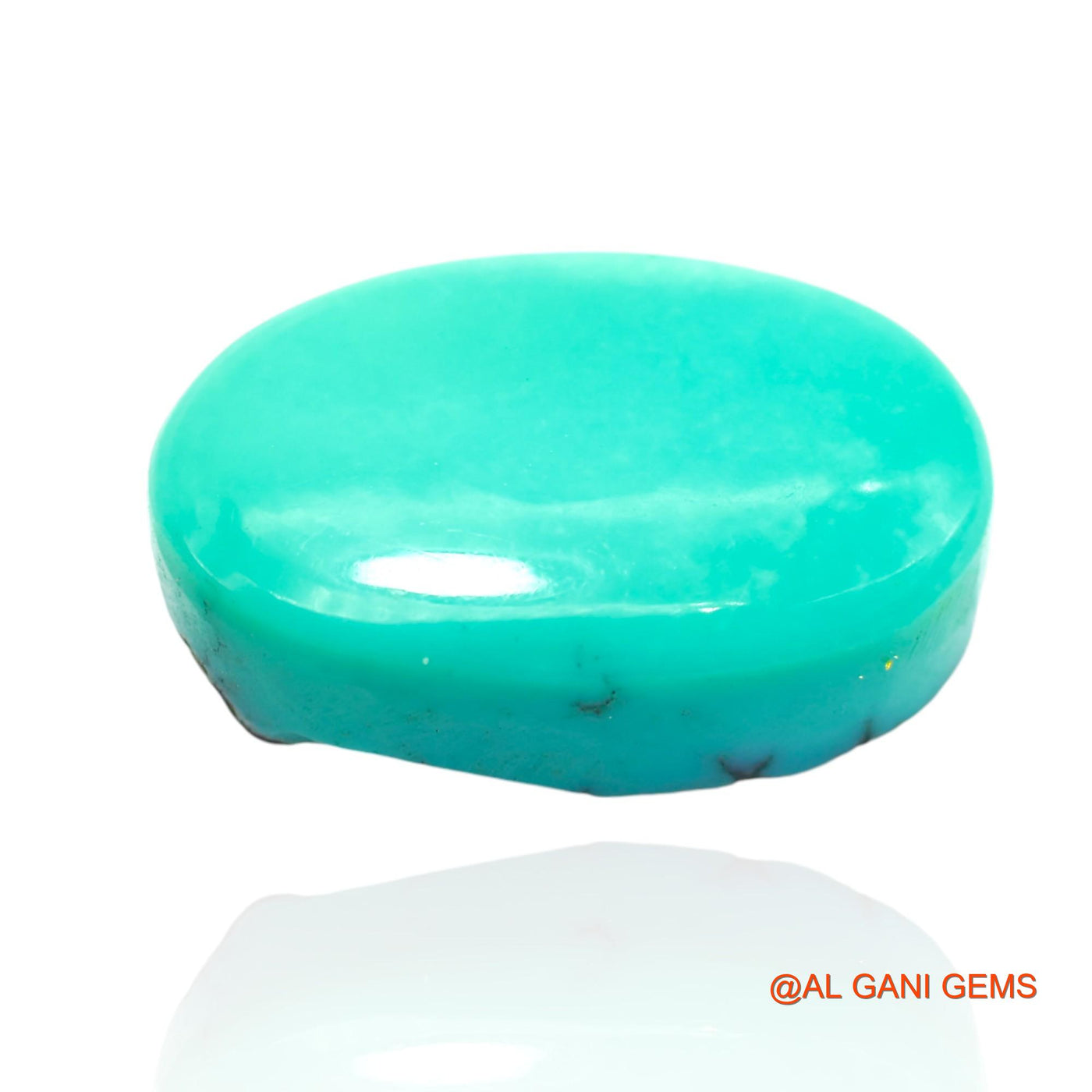 19.00 Cts Natural Arizona Turquoise Loose Gemstone Oval Cabochon 21x12x7 mm T-271