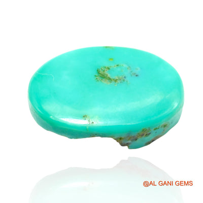Natural Untreated Turquoise Loose Gemstone Oval Cabochon From Arizona 16.00 Cts 20x13x6 mm T-273