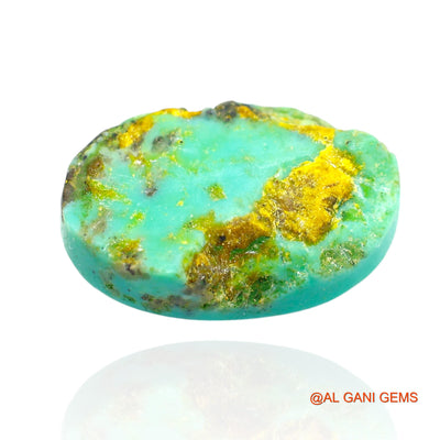 Natural Untreated Turquoise Loose Gemstone Oval Cabochon From Arizona 16.00 Cts 20x13x6 mm T-273