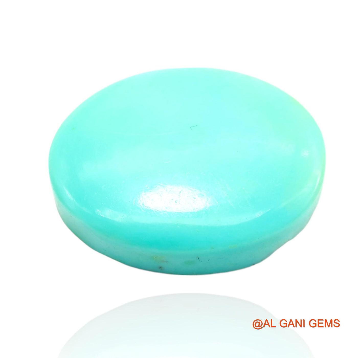Natural Untreated Turquoise Loose Gemstone Oval Cabochon From Arizona 14.00 Cts 20x15x6 mm T-275