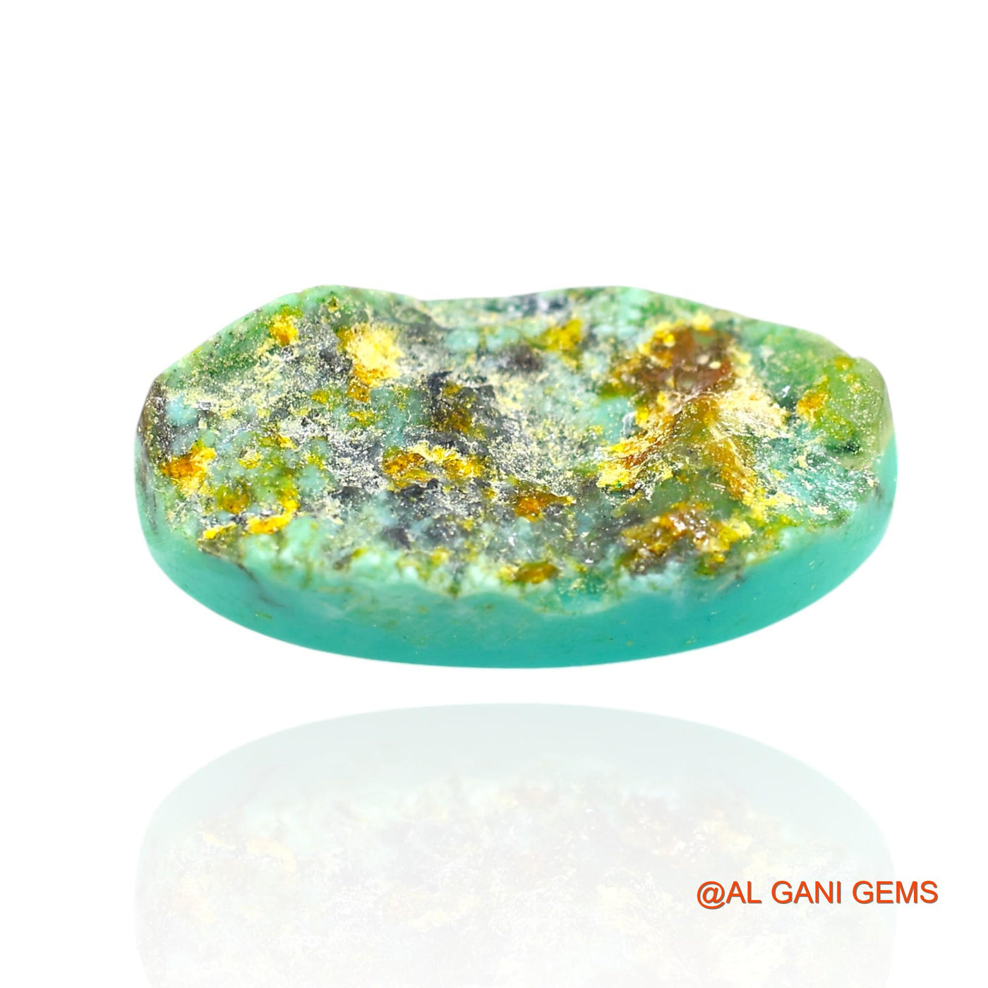 12.00 Cts Natural Arizona Turquoise Oval Cabochon Loose Gemstone For Jewelry 22x12x5 mm T-278