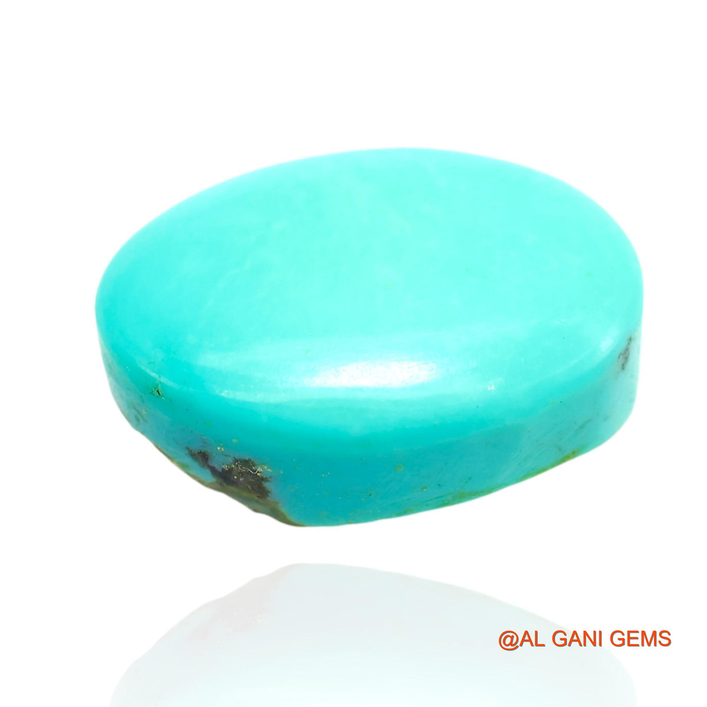 19.00 Cts Natural Arizona Turquoise Loose Gemstone Oval Cabochon 20x14x8 mm T-279