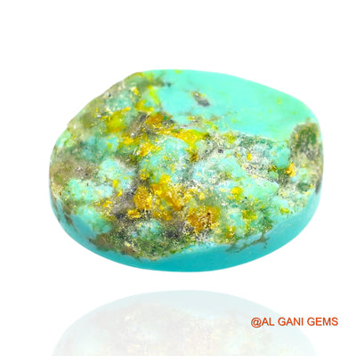 19.00 Cts Natural Arizona Turquoise Loose Gemstone Oval Cabochon 20x14x8 mm T-279