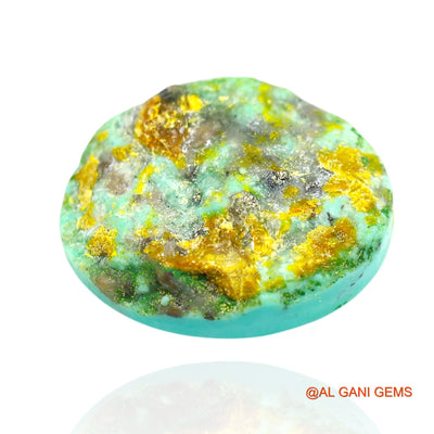14.00 Cts Natural Arizona Turquoise Loose Gemstone Oval Cabochon 19x15x6 mm T-280