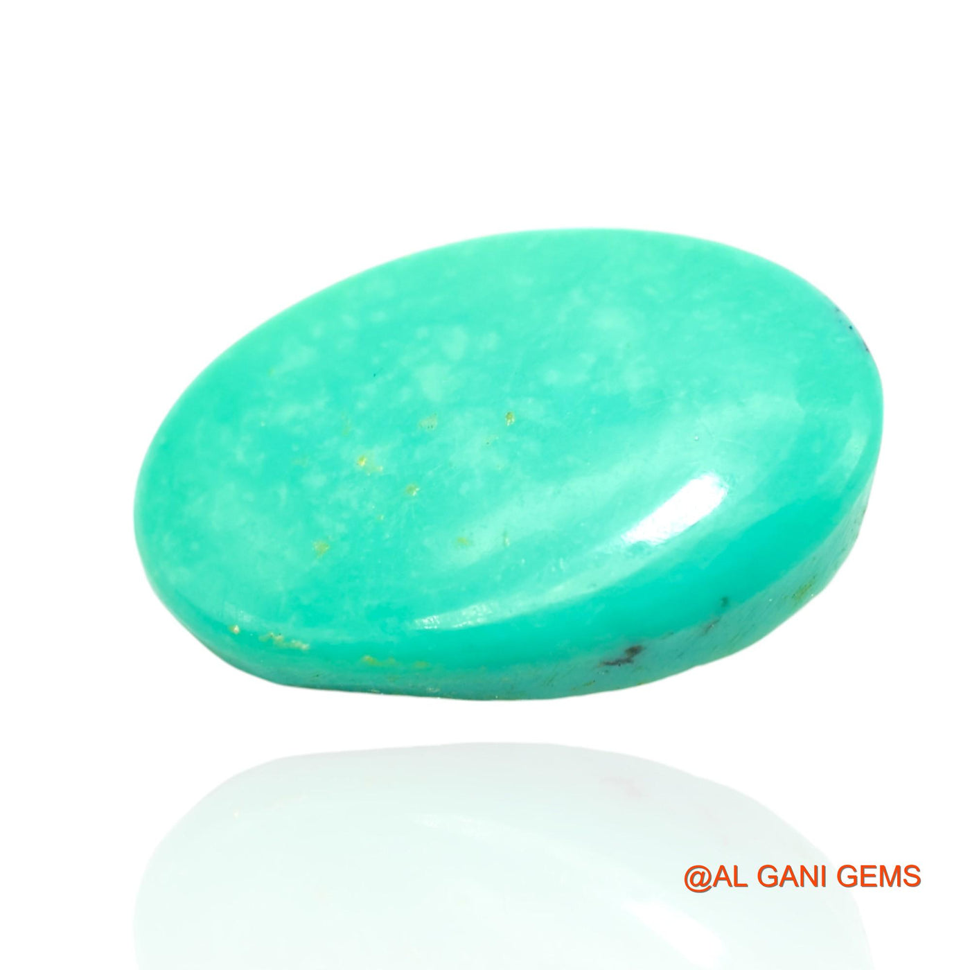 13.00 Cts Natural Arizona Turquoise Loose Gemstone Oval Cabochon 21x13x6 mm T-283