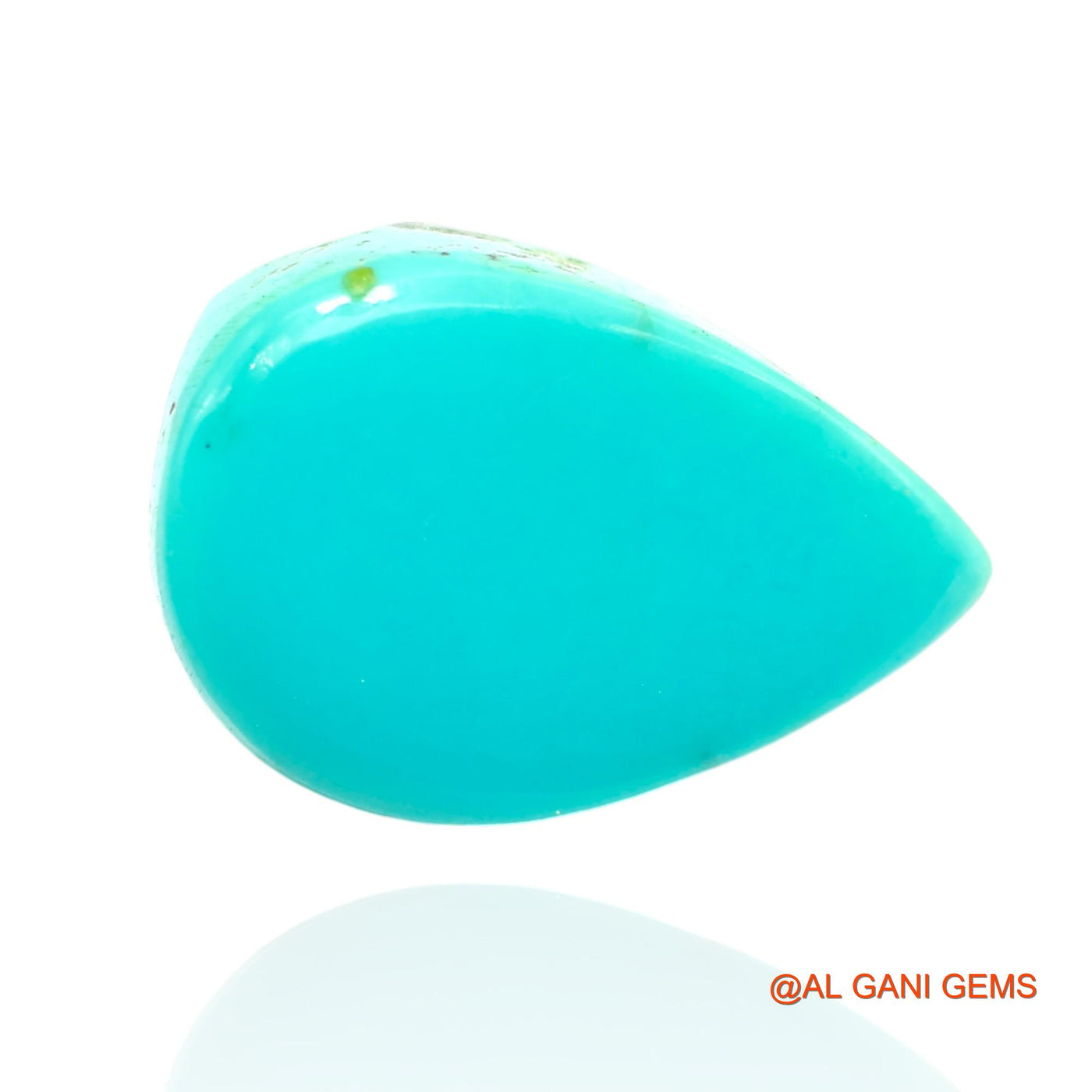 18.00 Cts Natural Arizona Turquoise Pear Cabochon Loose Gemstone For Jewelry 20x13x9 mm T-290