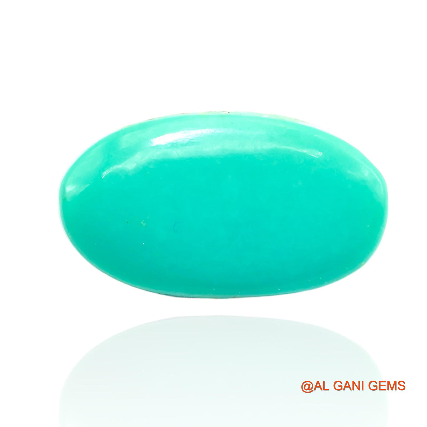 15.00 Cts Natural Arizona Turquoise Loose Gemstone Oval Cabochon 20x11x8 mm T-292