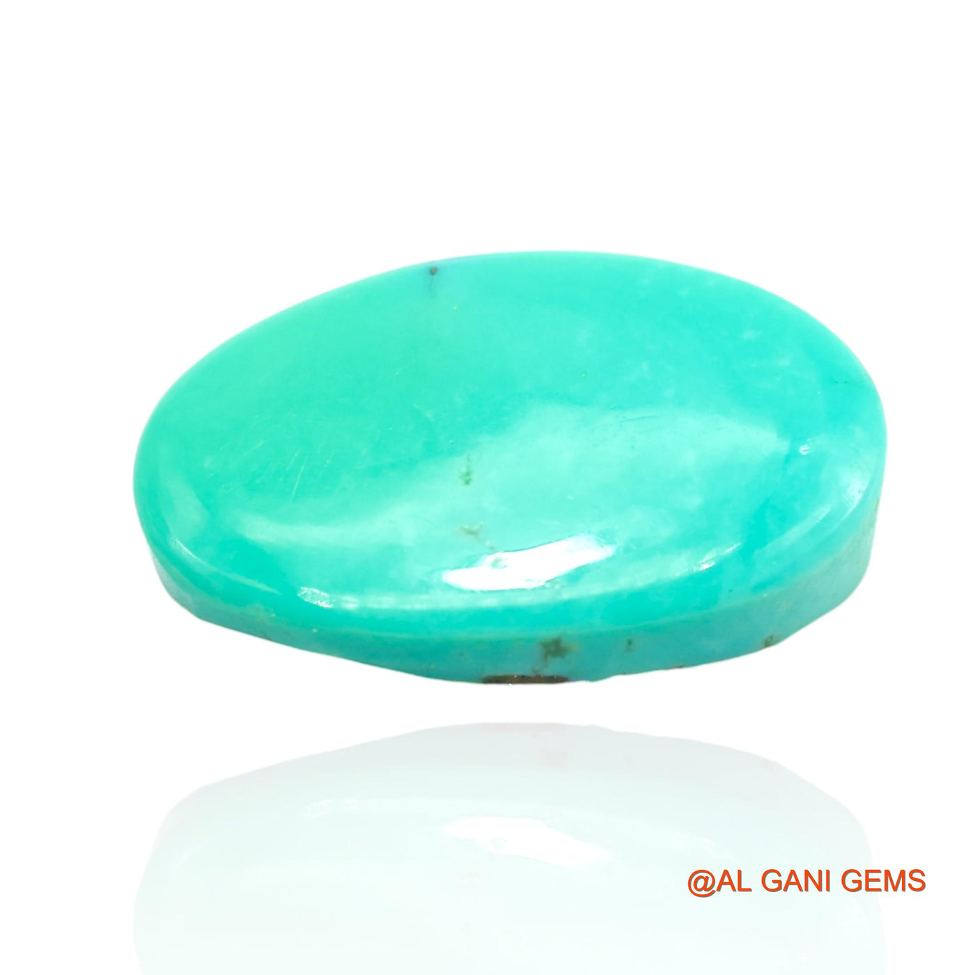 10.00 Cts Natural Arizona Turquoise Loose Gemstone Oval Cabochon 20x12x5 mm T-293