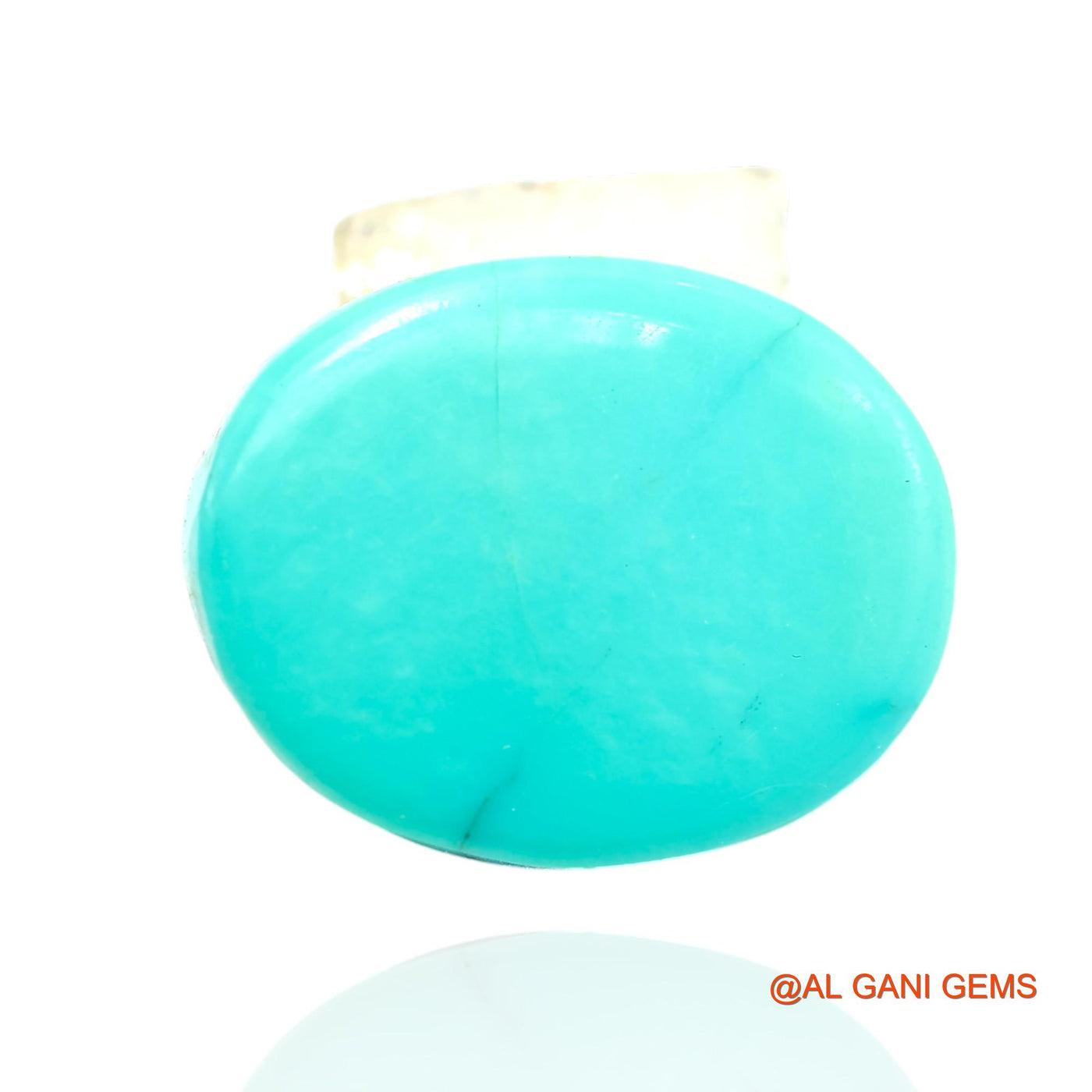 15.00 Cts Natural Arizona Turquoise Oval Cabochon Loose Gemstone For Jewelry 18x15x7 mm T-294