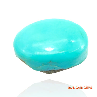 17.00 Cts Natural Arizona Turquoise Loose Gemstone Oval Cabochon 19x13x8 mm T-296