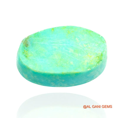 16.00 Cts Unheated Arizona Turquoise Loose Gemstone Oval Cabochon Natural 19x12x7 mm T-297