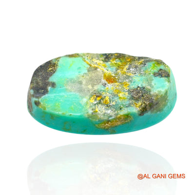 14.00 Cts Natural Arizona Turquoise Loose Gemstone Oval Cabochon 21x12x6 mm T-302