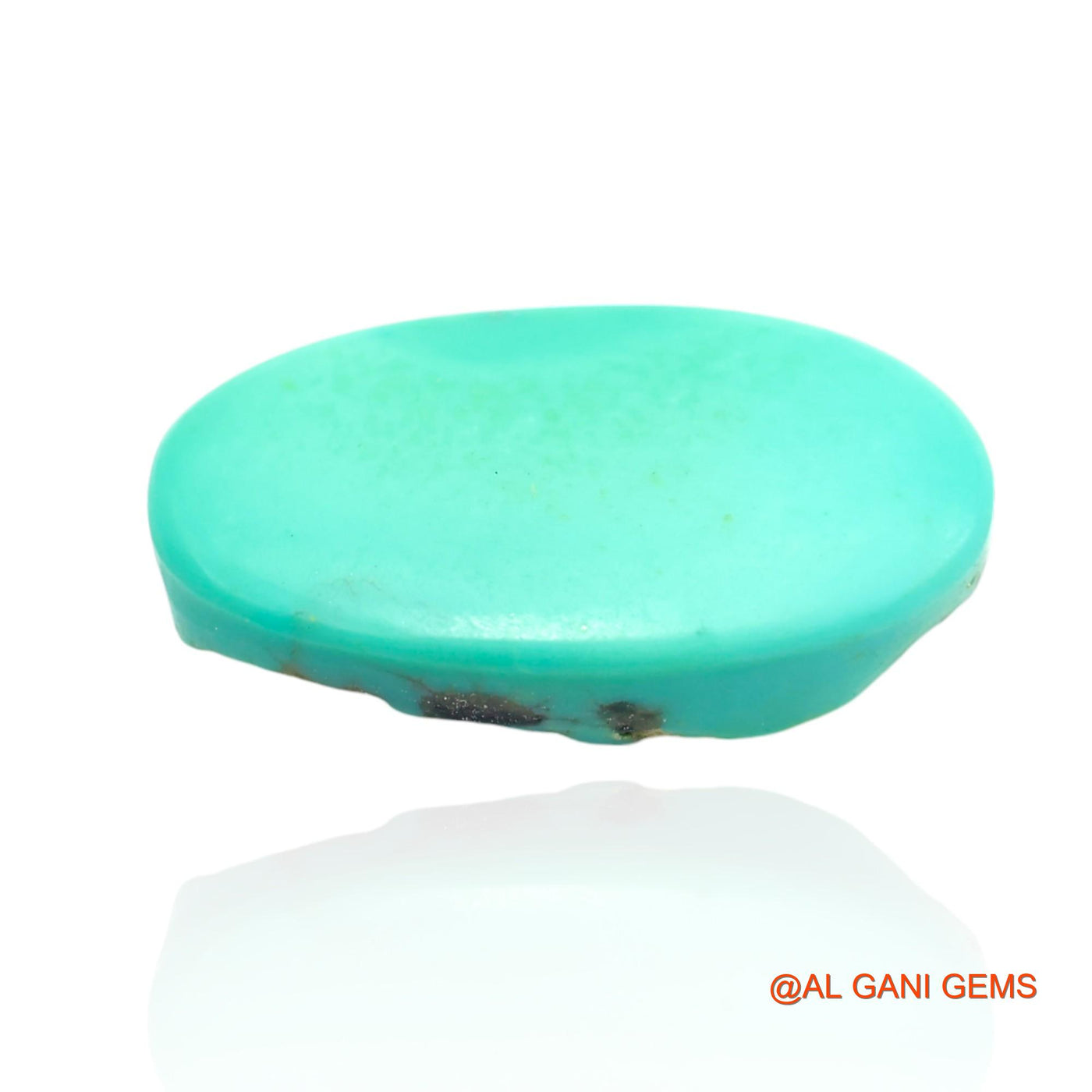Natural Untreated Turquoise Loose Gemstone Oval Cabochon From Arizona 12.00 Cts 20x11x6 mm T-306