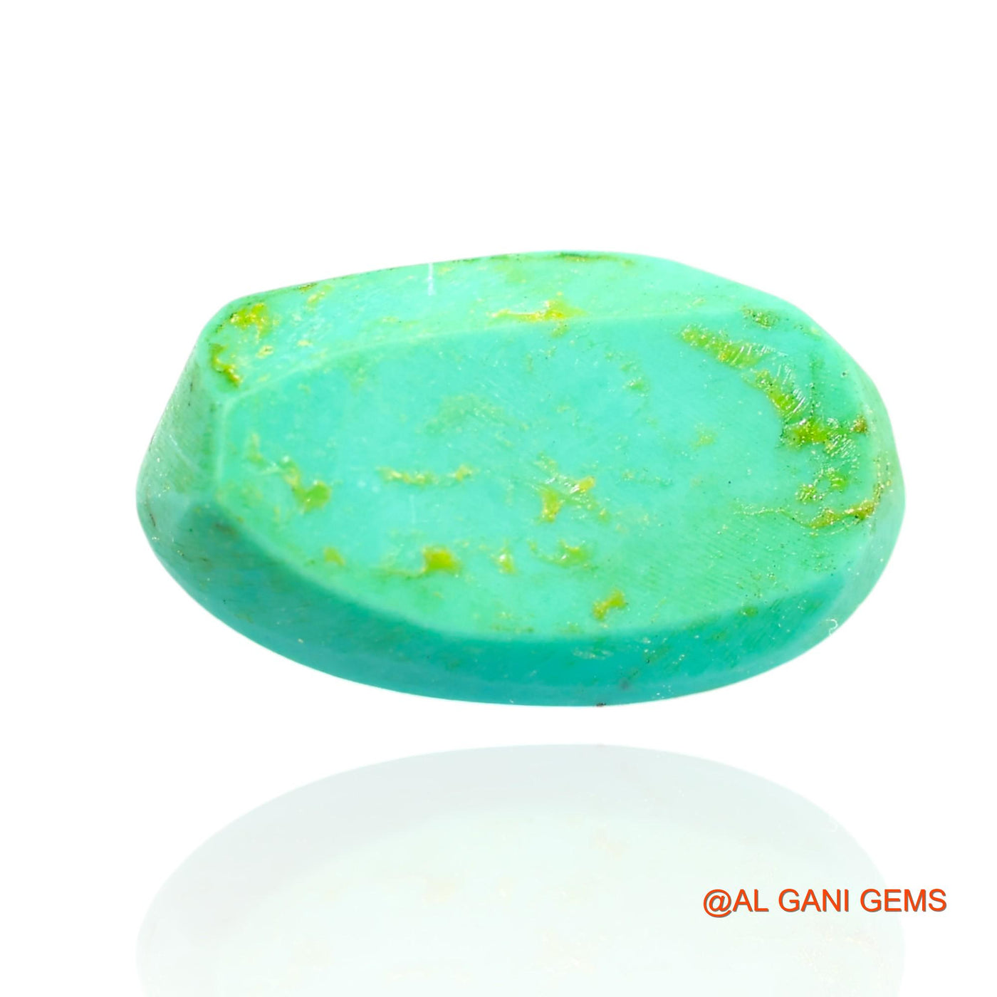 15.00 Cts Natural Arizona Turquoise Loose Gemstone Oval Cabochon 20x12x8 mm T-307