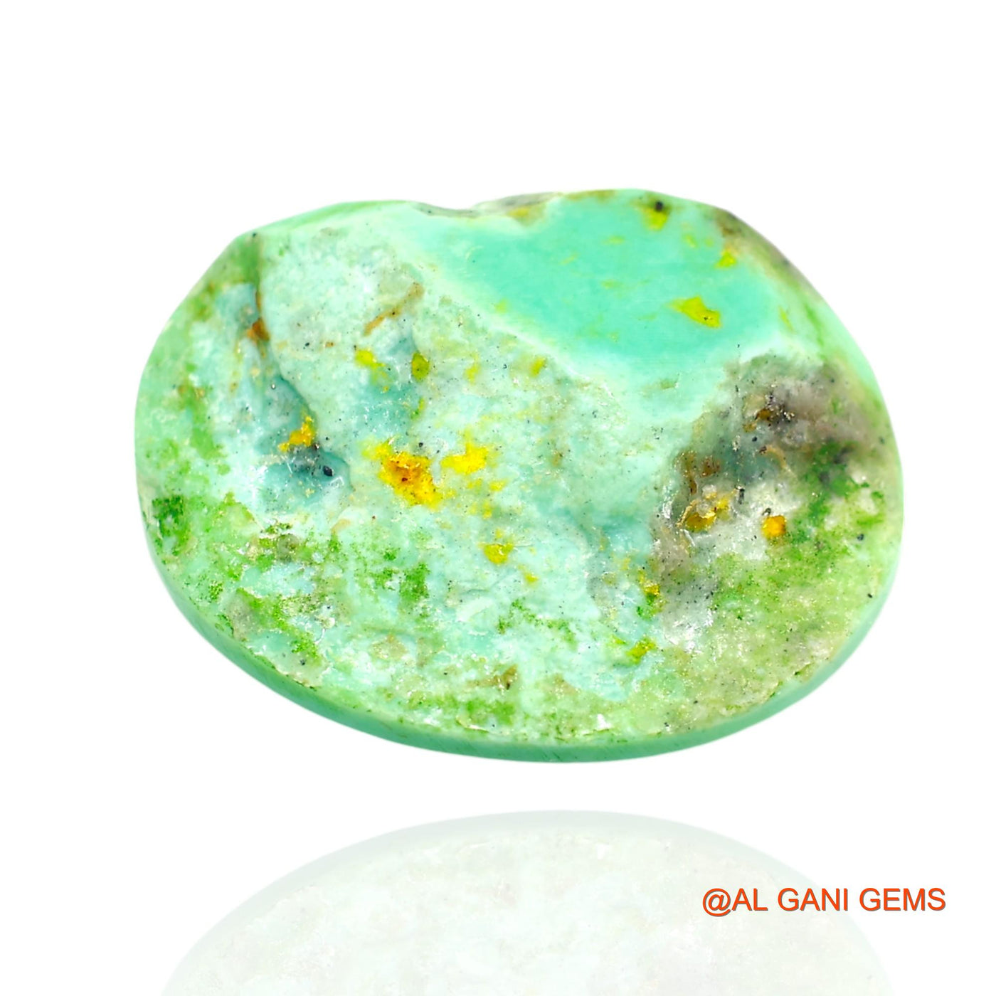 13.00 Cts Natural Arizona Turquoise Loose Gemstone Oval Cabochon 20x16x6 mm T-30