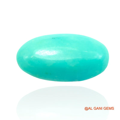 11.00 Cts Unheated Arizona Turquoise Loose Gemstone Oval Cabochon Natural 20x11x6 mm T-310