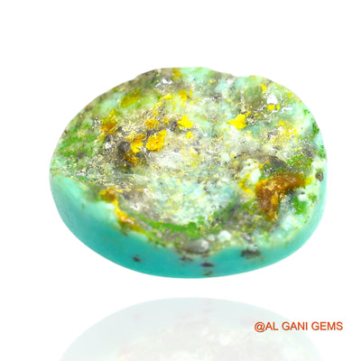 Natural Untreated Turquoise Loose Gemstone Oval Cabochon From Arizona 12.00 Cts 18x15x5 mm T-312