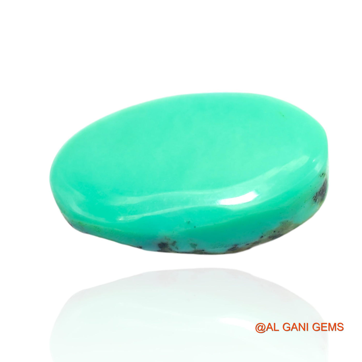 Natural Untreated Turquoise Loose Gemstone Oval Cabochon From Arizona 8.00 Cts 19x11x5 mm T-324