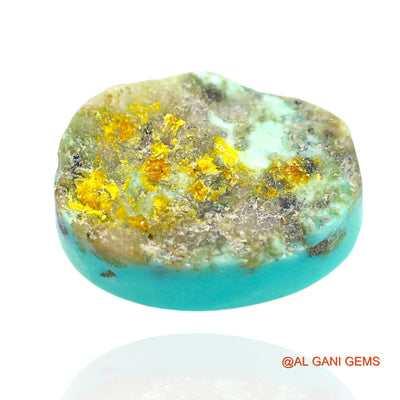 15.00 Cts Natural Arizona Turquoise Loose Gemstone Oval Cabochon 17x12x8 mm T-325