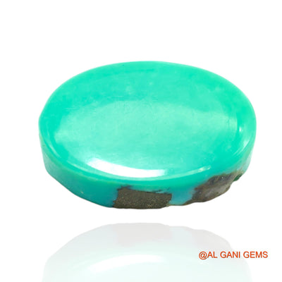12.00 Cts Natural Arizona Turquoise Loose Gemstone Oval Cabochon 17x11x6 mm T-327