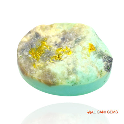 11.00 Cts Natural Arizona Turquoise Oval Cabochon Loose Gemstone For Jewelry 17x13x6 mm T-328