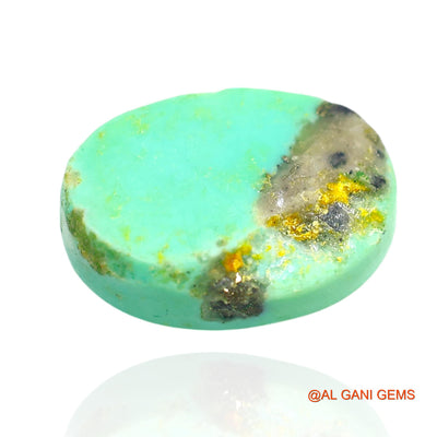 12.00 Cts Natural Arizona Turquoise Loose Gemstone Oval Cabochon 17x13x6 mm T-329